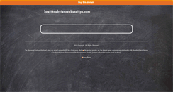 Desktop Screenshot of healthsubstanceabusetips.com